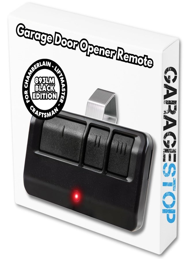 Garage Stop Garage Door Opener Remote, 893LM 893Max for Liftmaster Chamberlain Craftsman, Black Limited Edition, Garage Door Remote Replacement - Image 1
