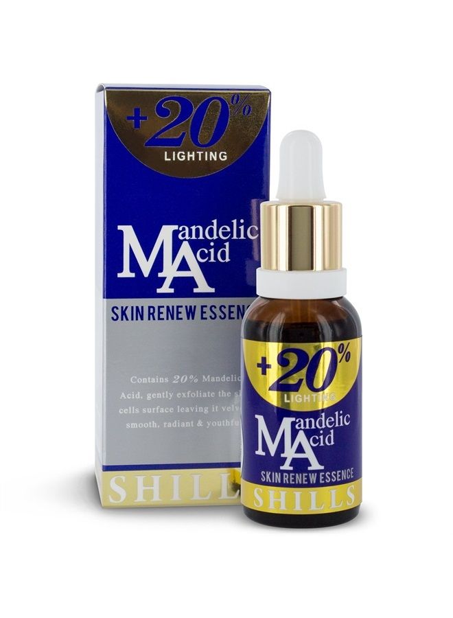 Shills Mandelic Acid Face Serum- Face Serum. with Vitamin E for Skin Care - Remove Blackheads, 30ml - Image 1