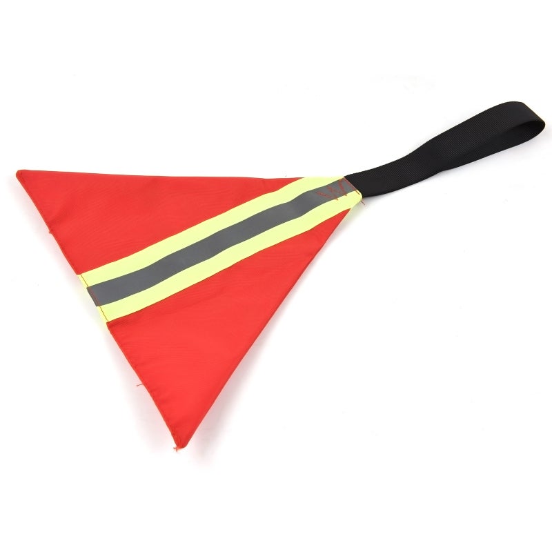 Safety Reflective Flag: Fluorescent Green Reflective Strip 360° Visibility - Premium Oxford Fabric Durable, Fade-Resistant, Easy To Clean Kayak Warning Flag for Kayak, Canoe, Boat, Bicycle, Car Advent - Image 5