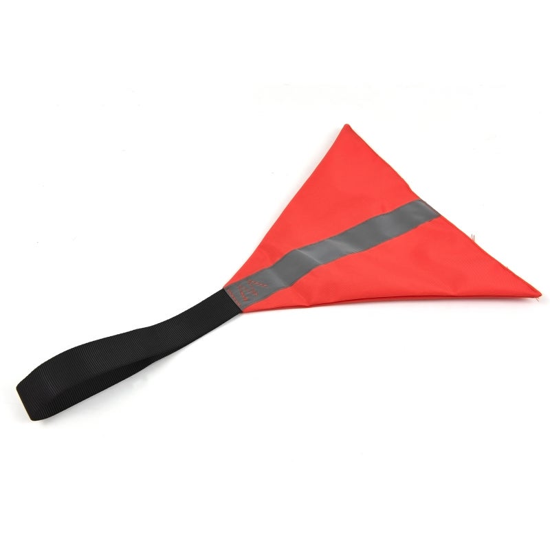 Safety Reflective Flag: Fluorescent Green Reflective Strip 360° Visibility - Premium Oxford Fabric Durable, Fade-Resistant, Easy To Clean Kayak Warning Flag for Kayak, Canoe, Boat, Bicycle, Car Advent - Image 2