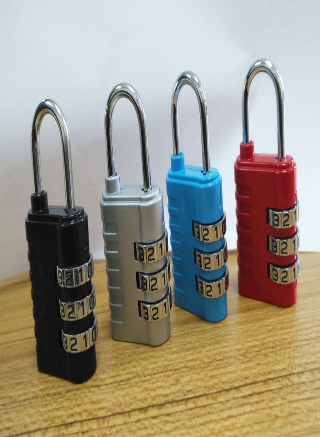 VIVITO 3 Digit Combination Locks for Luggage | Travel Safety Padlocks for International Travelling (Blue) - Image 3