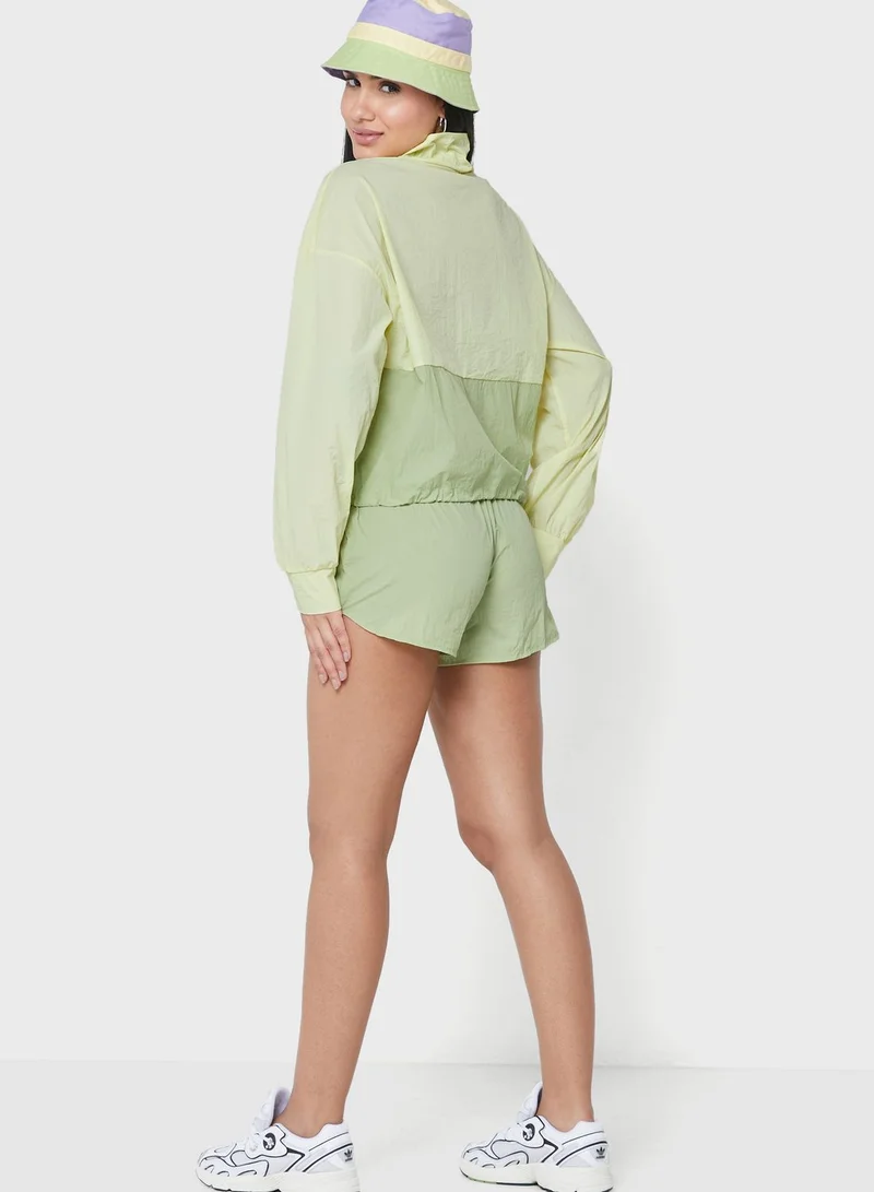 Ginger Color Block Short Set