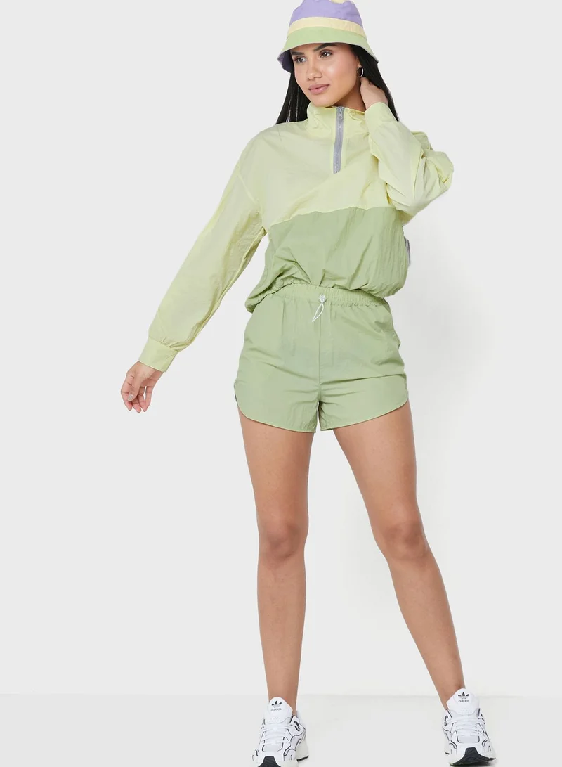 Ginger Color Block Short Set