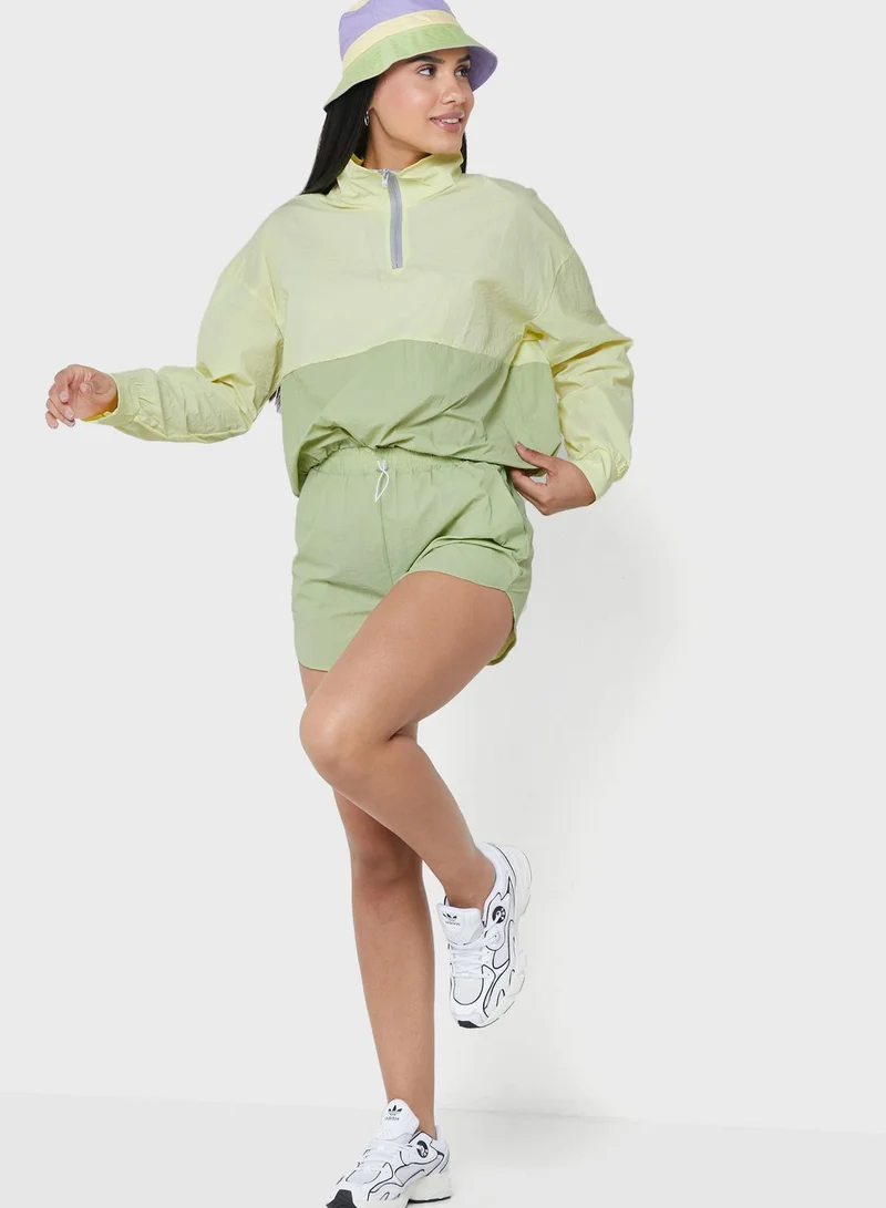 Ginger Color Block Short Set