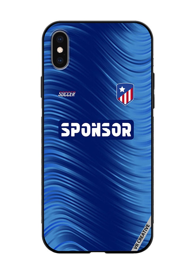 VR CREATIVE Protective Case Cover For Apple iPhone XS Max Soccer Jersey Design  Multicolour - Image 1
