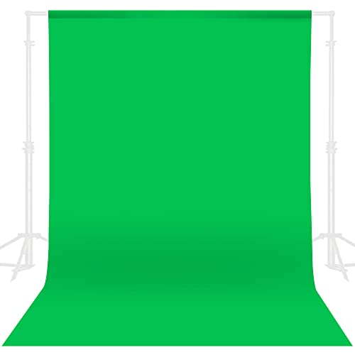 GFCC Green Screen Backdrop - 8FTX10FT Polyester Photo Backdrop for Photoshoot Greenscreen Background for Photography Video Recording Photo Background - Image 1