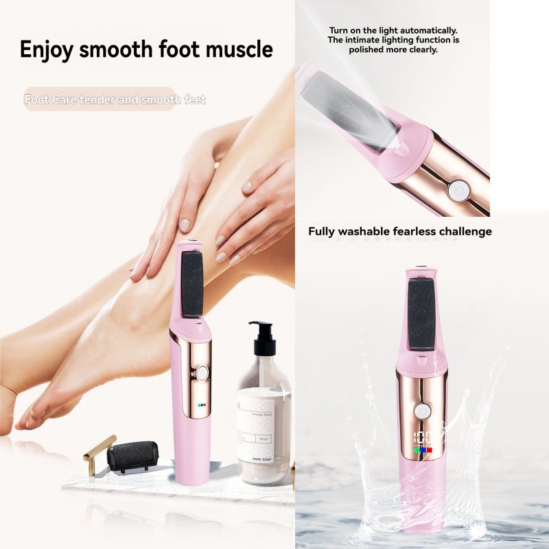 Electric Feet Callus Remover, Electric Foot File, Waterproof Foots Scrubber Files, Pedicure Tools for Dead Dry Cracked Skin  10pc - Image 4