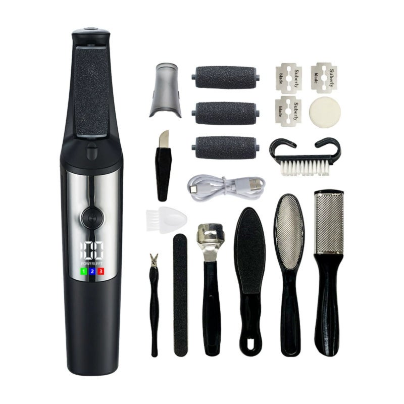 Electric Feet Callus Remover, Electric Foot File, Waterproof Foots Scrubber Files, Pedicure Tools for Dead Dry Cracked Skin  10pc - Image 3