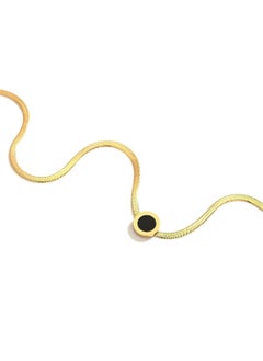 MANIKAN Luxury necklace decorated with a round-shaped pendant equipped with black stainless steel simple modern pendant accessories for women gifts from manikan  - Image 4