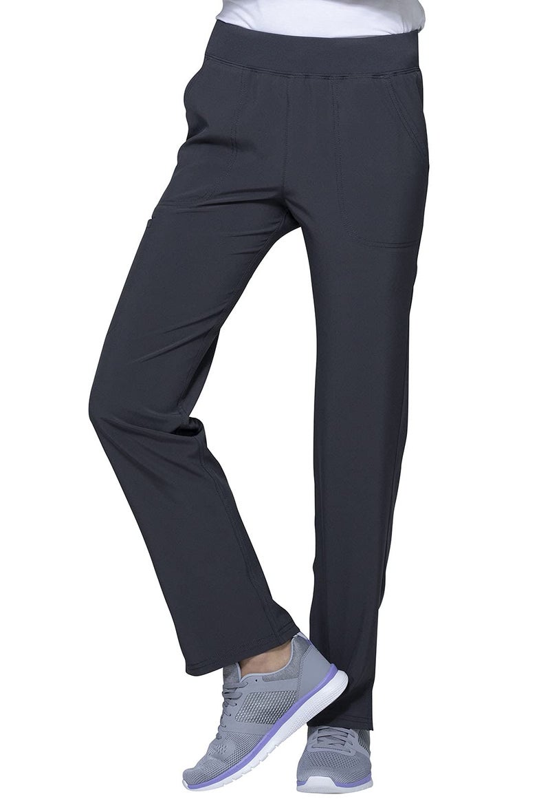 HeartSoul Love Always HS075 Women's Mid Rise Tapered Leg Pant (Pewter, Large) - Image 4