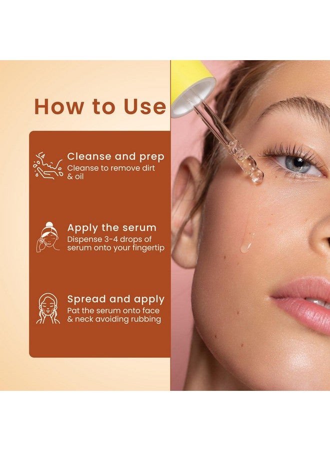 Kaantam Natural Vitamin C Face Serum for Glowing Skin | Enriched with Camu Camu, Kakadu Plum & Bamboo Water | Hydrating & Brightening Serum | 30ml - Image 4
