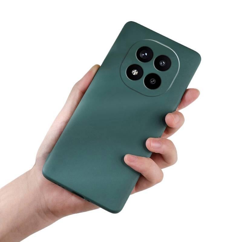 غطاء واقي، رمادي، ملمس غير لامع، سيليكون، مقاوم للصدمات لـ Redmi Note 14 Pro من السيليكون باللون الأحمر عملي للاستخدام المتكرر خفيف الحمل للاستخدام اليومي - Image 4