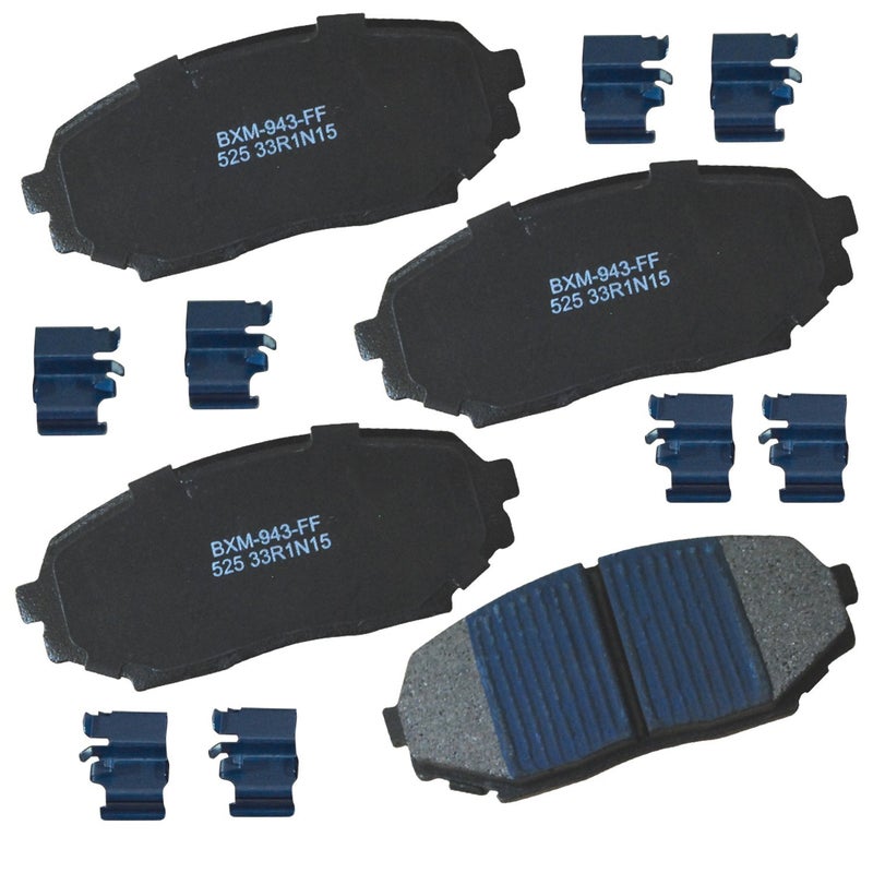 Bendix Premium SBM525 Semi-Metallic Front Brake Pads for Asuna Sunfire 1993, Geo Storm 1993-1990, Isuzu Impulse 1992-1990, Stylus 1993-1991, Mazda Miata 1993-1990 - Image 3