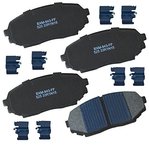 Bendix Premium SBM525 Semi-Metallic Front Brake Pads for Asuna Sunfire 1993, Geo Storm 1993-1990, Isuzu Impulse 1992-1990, Stylus 1993-1991, Mazda Miata 1993-1990 - Image 1