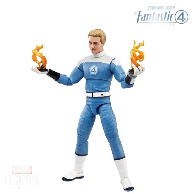 Marvel The Fantastic Four: First Steps Legends Series Johnny Storm Action Figure (15 cm) - Image 2