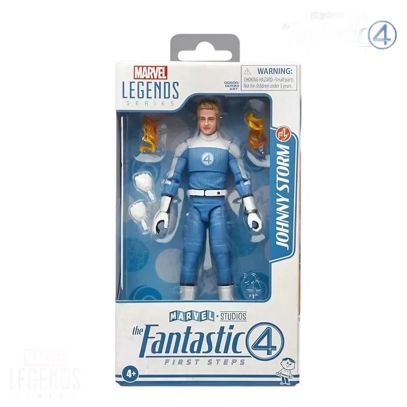 Marvel The Fantastic Four: First Steps Legends Series Johnny Storm Action Figure (15 cm) - Image 1