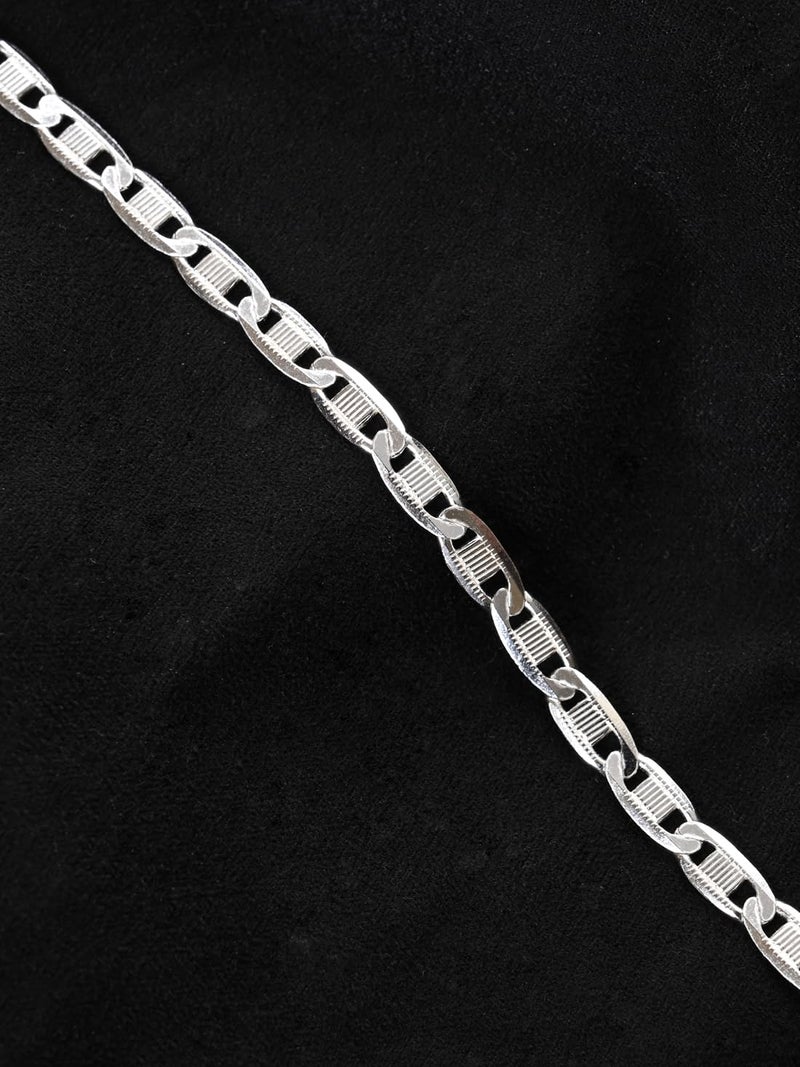 Clara Pure 925 Sterling Silver Zoltan Men Bracelet in 8 inches | Gift for Men and Boys| With Certificate of Authenticity and 925 Stamp - Image 3