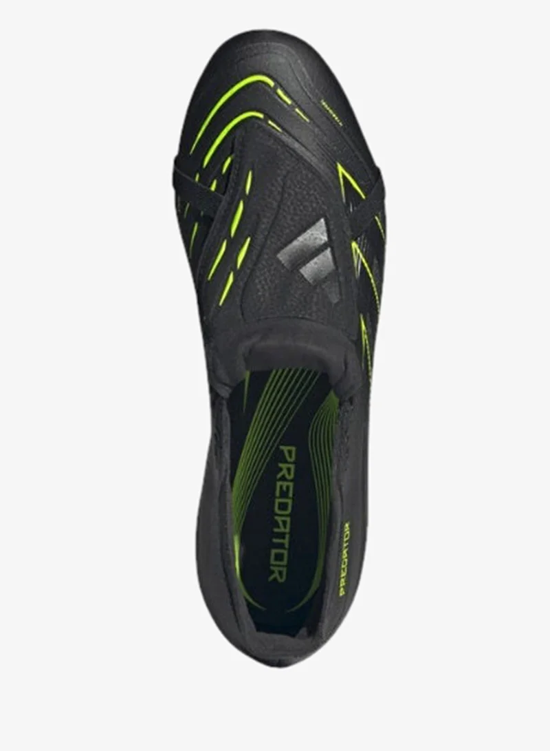 Adidas CBLACK/CARBON/LUCLEM Predator League Fold-Over Tongue Firm Ground/Multi Ground Football Boots  | Best Price UAE