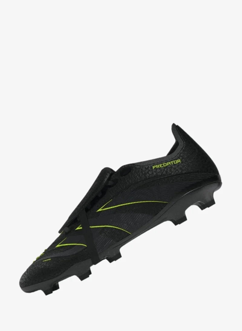 Adidas CBLACK/CARBON/LUCLEM Predator League Fold-Over Tongue Firm Ground/Multi Ground Football Boots  | Best Price UAE