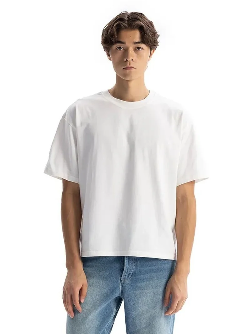 Giesto GIESTO Comfort Fit Crew Neck Short Sleeve T-Shirt