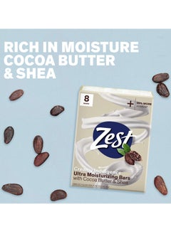 Zest Bar Soap - 8 Bars - Enriched With Cocoa Butter And Shea for Ultra Moisturizing Cleansing - Leaves Your Body Feeling Silky Smooth And Deeply Moisturized - pzsku/Z1170DDEAB781DEF8150CZ/45/_/1740992522/c63c702d-99f6-4ade-b227-e26d9c1ce224