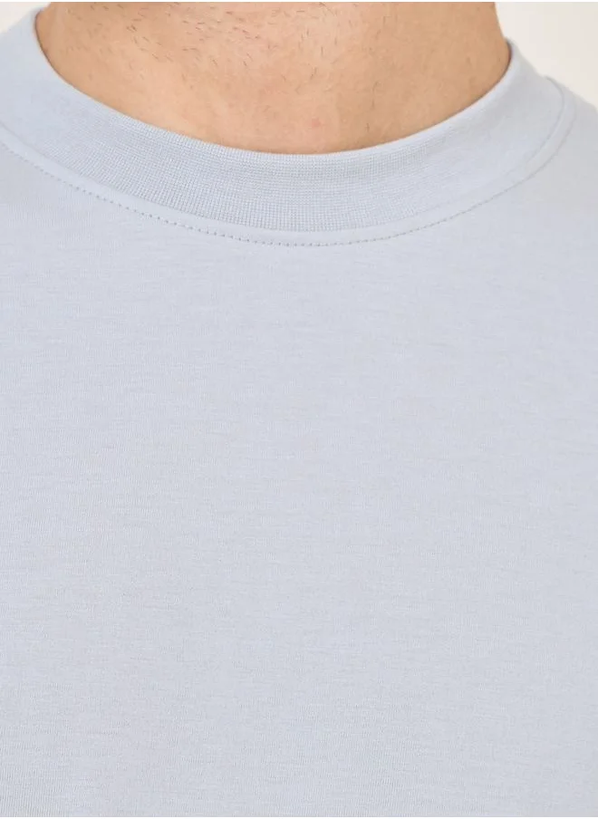 Styli Oversized Back Slogan T-Shirt