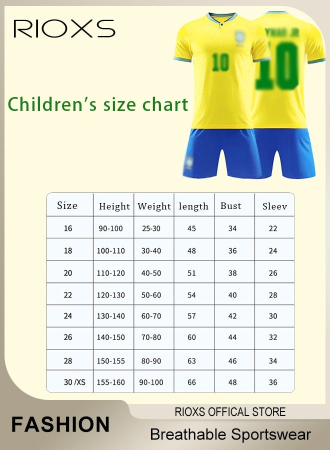 Sportswear Souvenir Clothing Set For Adults Men's And Women's Short-Sleeved Shirts and Sportswear Breathable Football Clothes Uniforms  - Image 5