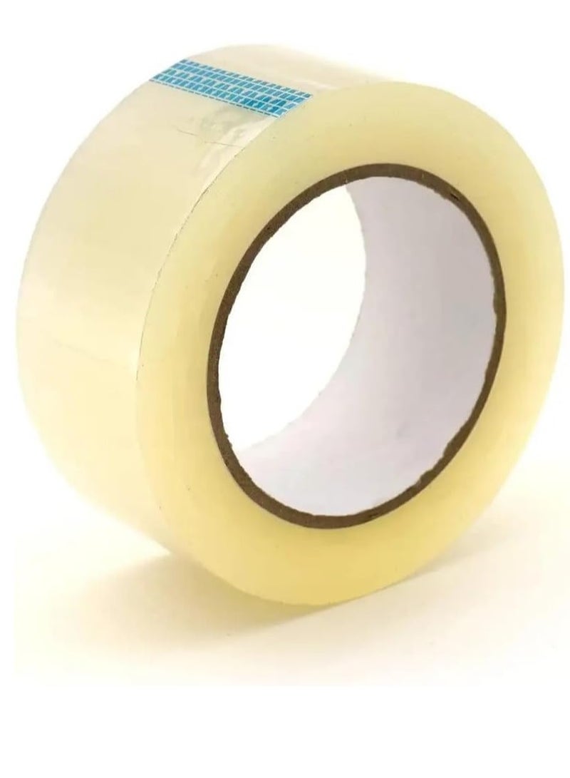 دولفين شريط دولفين للتغليف الشفاف 2 بوصة × 100 ياردة، شريط قوي شديد التحمل لإغلاق الصناديق المتحركة وأكثر من 36 لفة - Image 3