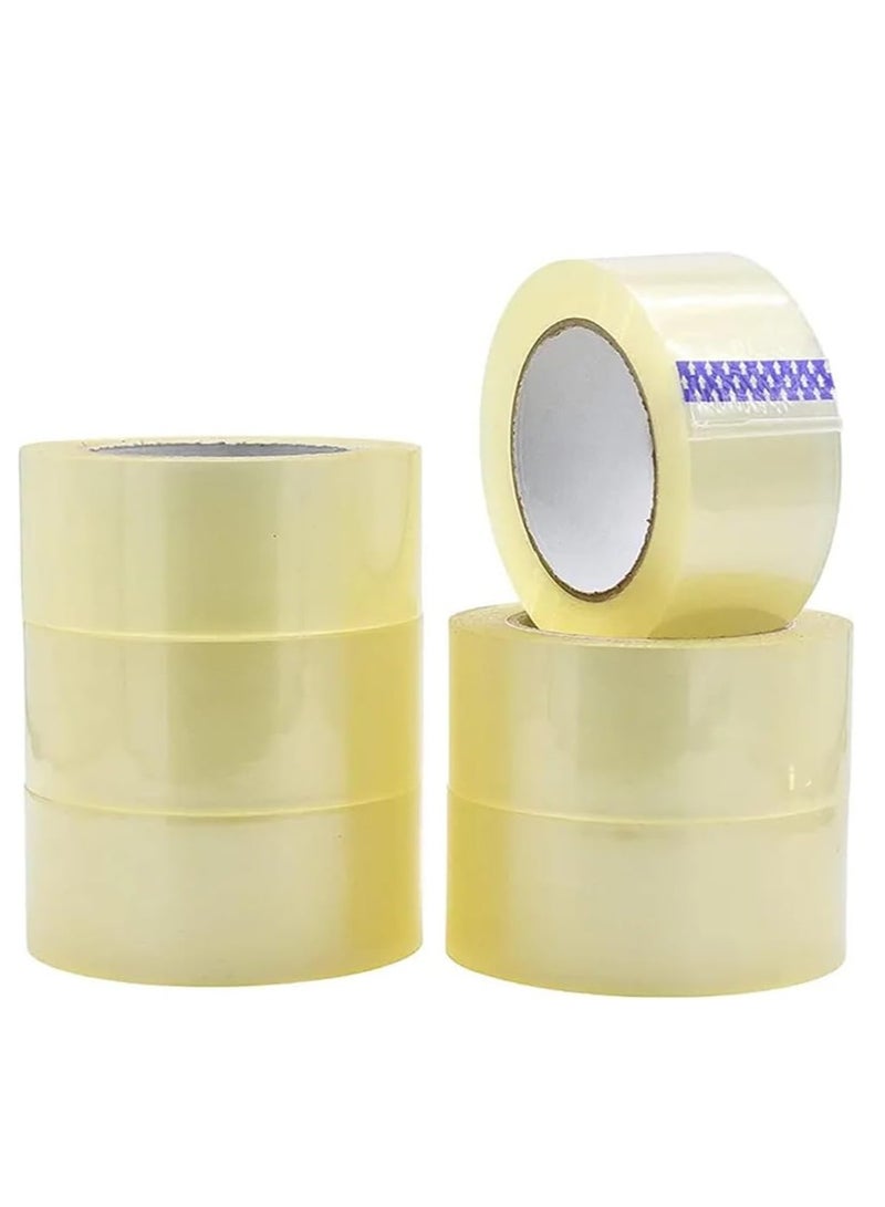 دولفين شريط دولفين للتغليف الشفاف 2 بوصة × 100 ياردة، شريط قوي شديد التحمل لإغلاق الصناديق المتحركة وأكثر من 36 لفة - Image 2