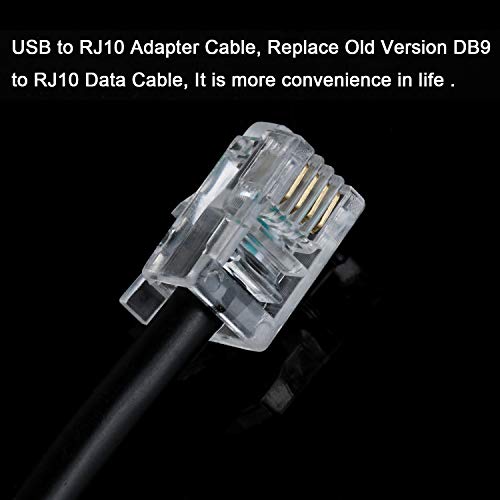 Suamdoen USB RS232 to RJ9 Serial Cable for PC Connect for Celestron Nexstar EQ6 Hand Control Cable Handcontroller Serial Adapter Cable - Image 5