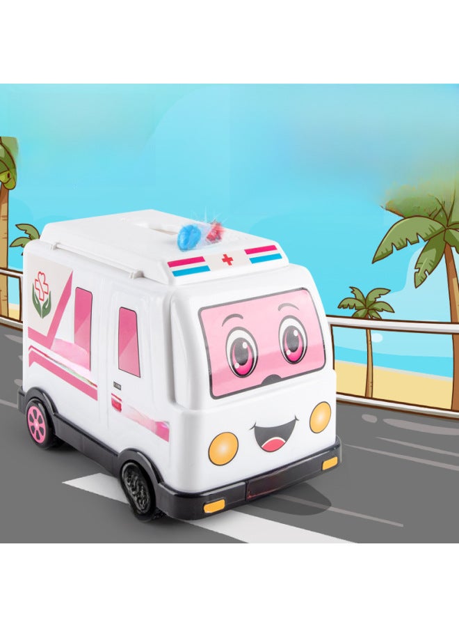 مجموعة ألعاب الطبيب للأطفال، صندوق الأدوات الطبية، سماعة الطبيب، حقن الطفل، سيارة إسعاف طبية - اللون: W مجموعة ألعاب الطبيب مكونة من 39 قطعة أزرق/22*13*17.5 سم-500 جرام - Image 4