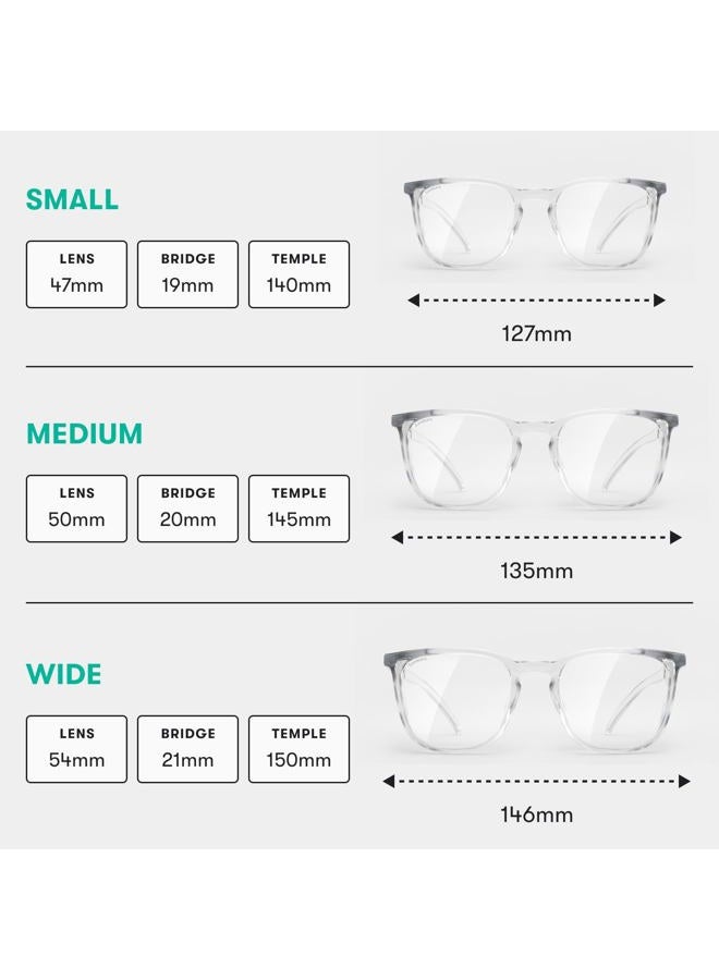 Stoggles Square Z87.1 Certified Polycarbonate Kids Fit Safety Glasses, Scratch & Shatter-Proof, Blue-Light & UV Blocking Lens, Top & Side Shields, Anti-Fog Dip Coated, Protective & Stylish Eyewear - Image 3