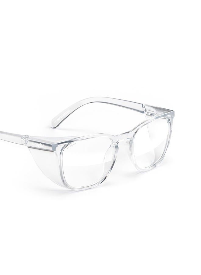 Stoggles Square Z87.1 Certified Polycarbonate Kids Fit Safety Glasses, Scratch & Shatter-Proof, Blue-Light & UV Blocking Lens, Top & Side Shields, Anti-Fog Dip Coated, Protective & Stylish Eyewear - Image 1