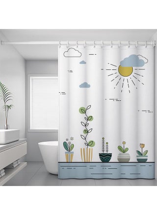 160 G/m?] Sunshine And Gan Lam-Shower Curtain [Waterproof And Mildew-proof Hem Aggravated]]