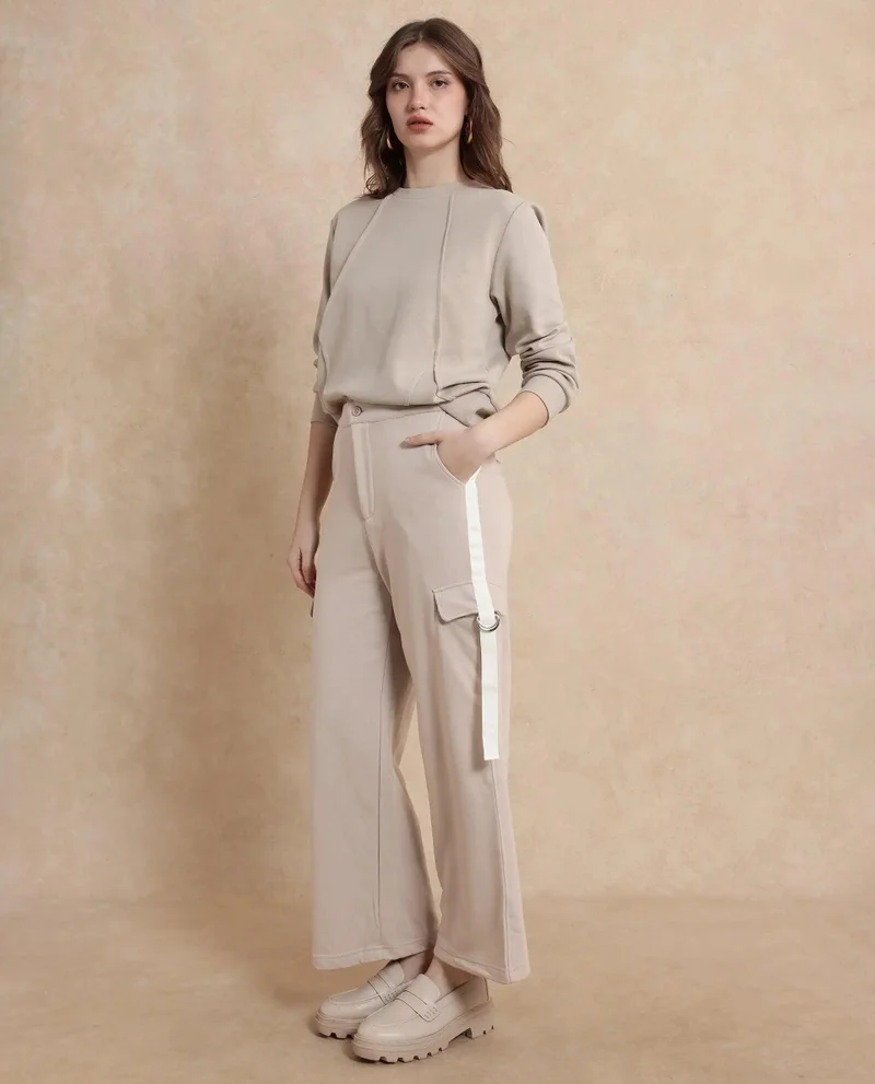 ريريزم Women's Wide Legged Cargo Pants