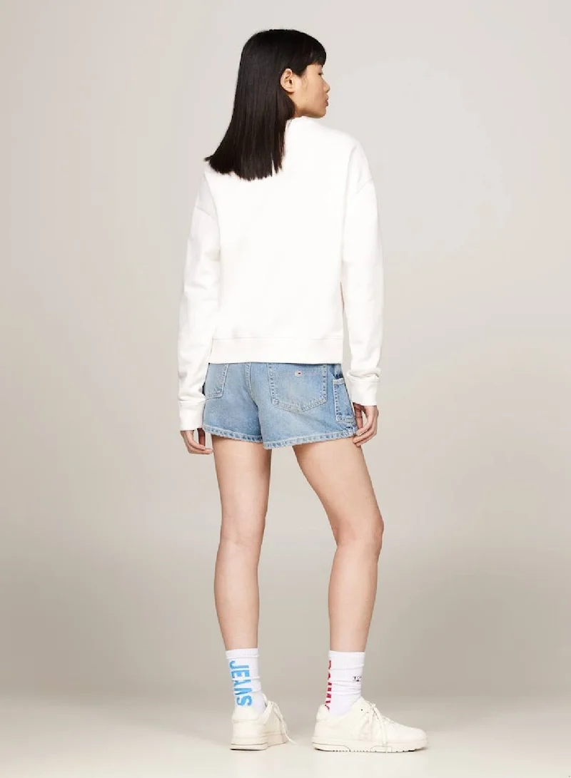TOMMY JEANS Varsity Logo Boxy Sweatshirt