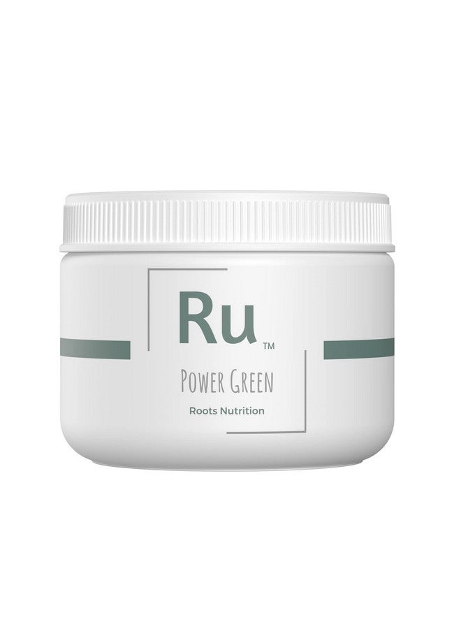 Roots Nutrition Power Green Super Food (30 Day Supply). Five Servings of Vegetables in one Scoop. Includes: Spirulina, Theobroma Cacao, Horsetail Powder, Ginger Powder, Gingko Powder, and More. - Image 1