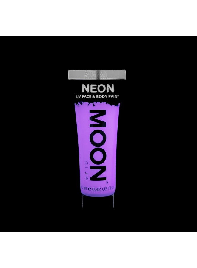Moon Glow 0.42Oz Blacklight Neon Uv Face & Body Paint Pastel Lilac - Image 3