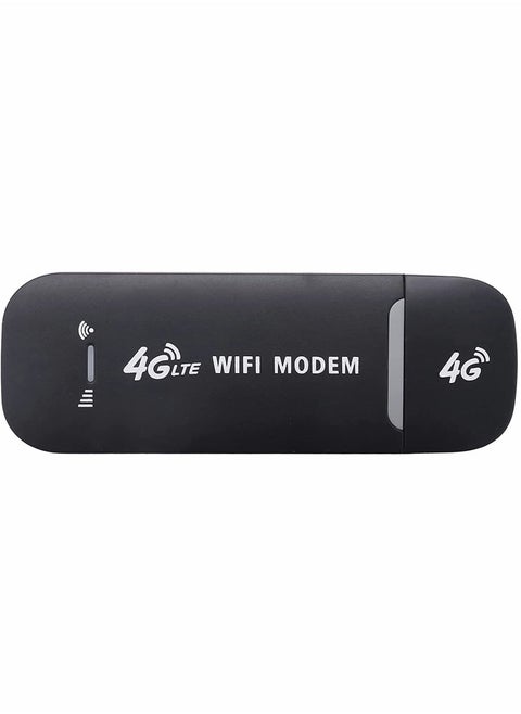 Portable USB Wifi Dongle, 4G USB Modem WiFi Router USB Dongle 150Mbps with SIM Card Slot Car Hotspot Pocket Mobile WiFi