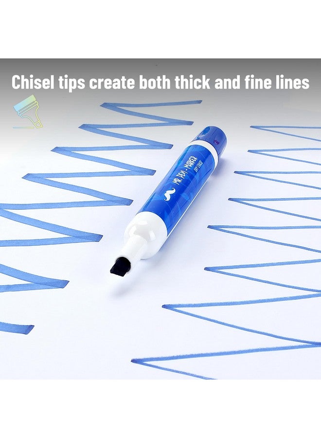 Mr. Pen - Dry Erase Markers, Low Odor Chisel Tip, 10 Pack, Vibrant Colors, White Board Markers Dry Erase, Chisel Tip Markers, Whiteboard Markers, Dry Erase Pens, Dry Erase Markers Chisel Tip - Image 3