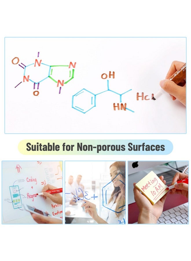 Mr. Pen - Dry Erase Markers, Low Odor Chisel Tip, 10 Pack, Vibrant Colors, White Board Markers Dry Erase, Chisel Tip Markers, Whiteboard Markers, Dry Erase Pens, Dry Erase Markers Chisel Tip - Image 4