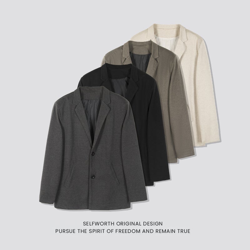2024 Spring And Light Business Style Suit Jacket Men'S Trendy Handsome Casual High-Grade Dape Small Suit - Image 4