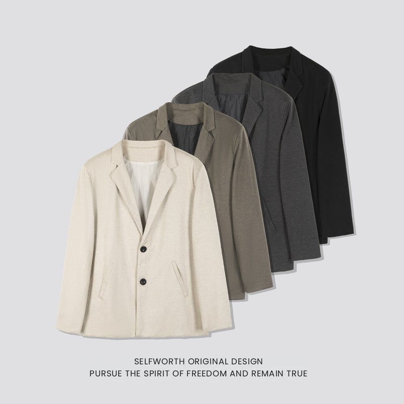 2024 Spring And Light Business Style Suit Jacket Men'S Trendy Handsome Casual High-Grade Dape Small Suit - Image 5