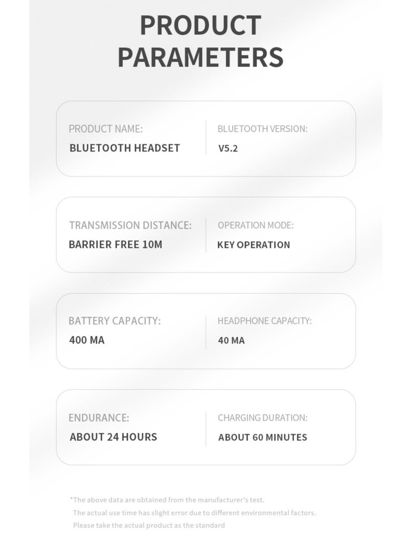 M13 Binaural True Wireless Stereo Mini In-ear Digital 5.2 Bluetooth Headset (Yellow) - Image 3