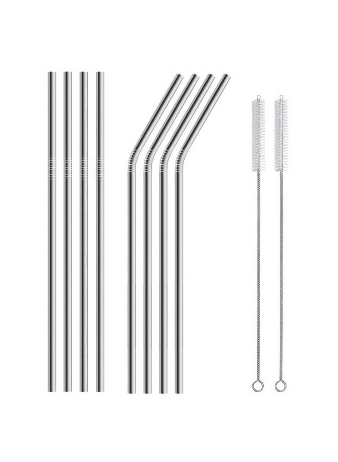 8 قش الفولاذ المقاوم للصدأ مع 2 فرشاة نظيفة - Image 1