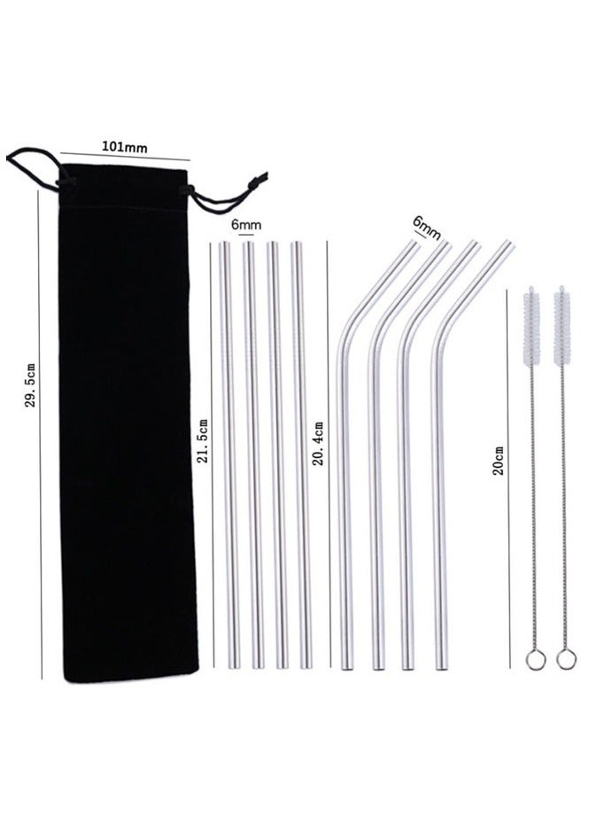 8 قش الفولاذ المقاوم للصدأ مع 2 فرشاة نظيفة - Image 2