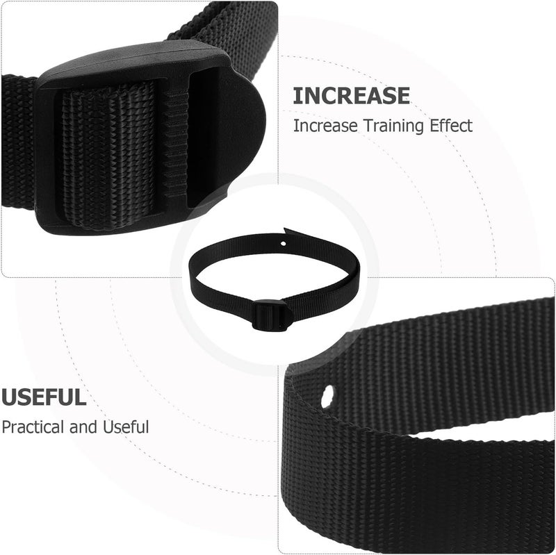 4pcs Rowing Machine Replacement Foot Straps - Exercise Pedal Fixing Band - Easy Install for Cardio Fitness Equipment, Suitable for Home and Commercial Gym - Image 3
