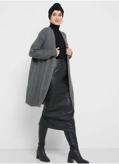 Chunky Open Cardigan
