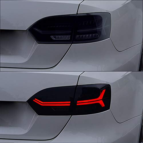 VLAND Led Tail lights Compatible with Jetta 2011-2014 Sagitar 12-14 (Not Fit GLI &Led Version), Full LED Rear Lamp Assembly w/Left Fog Light w/Sequential Smoke/Tinted - Image 2