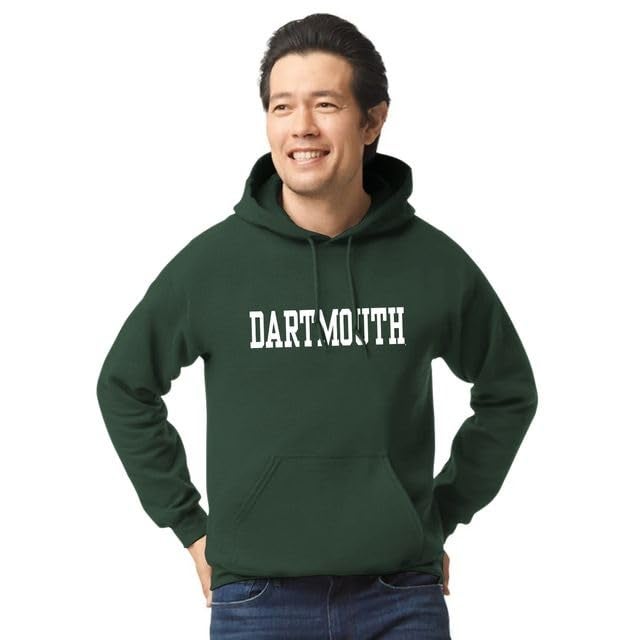 Ivysport Dartmouth College Hooded Sweatshirt, Classic, Hunter Green, Medium - Image 2